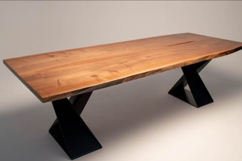 European Walnut With Internal Live Edge by L'atelier Mata | Wescover Tables