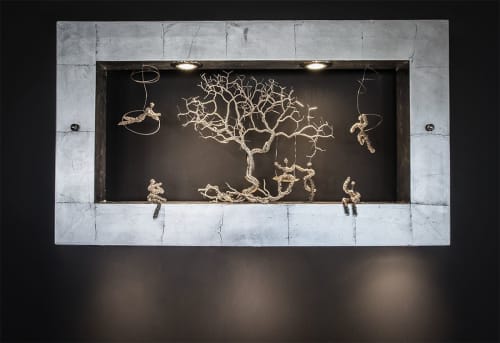 Tree Dream Happiness | Pendants by F+M FOS - Anna Maria Fragiskos Bitros. Item made of copper