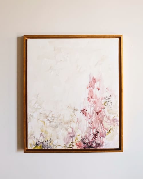 Lucent | Oil And Acrylic Painting in Paintings by Emily Tingey. Item made of canvas & synthetic