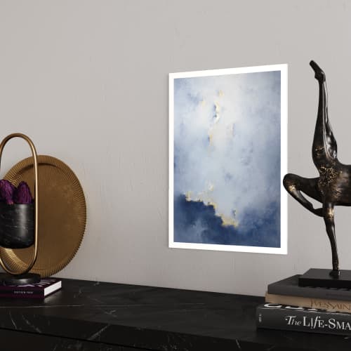 Born again | Mixed Media by Francesca Borgo. Item composed of canvas compatible with minimalism and contemporary style