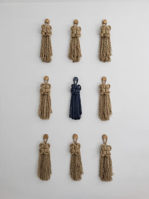 Knots Installation | Wall Sculpture in Wall Hangings by Ana Salazar Atelier