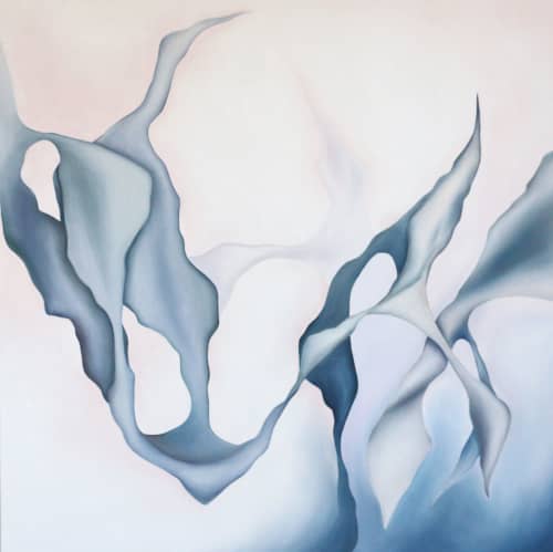 "Dismantled", Original Abstract Oil Painting | Oil And Acrylic Painting in Paintings by Lucy Corwin. Item composed of canvas and synthetic