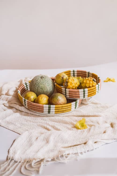 Monserrate Basket Tray | Serving Tray in Serveware by Zuahaza by Tatiana | Finca San Felipe in La Calera. Item made of fiber works with boho style