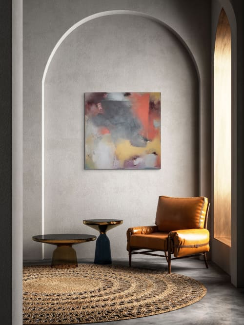 Back in The Saddle Again | Mixed Media by Jan Jahnke. Item composed of canvas in minimalism or contemporary style