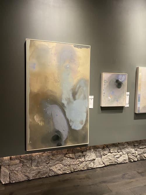"The look of something" | Mixed Media by Maggie Macdonald | Grand Bohemian Lodge Greenville, Autograph Collection in Greenville. Item in contemporary or coastal style