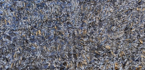 'Nocturne' - Highly Textured Abstract Fine Artwork | Paintings by Christina Twomey Art + Design. Item made of canvas works with minimalism & contemporary style