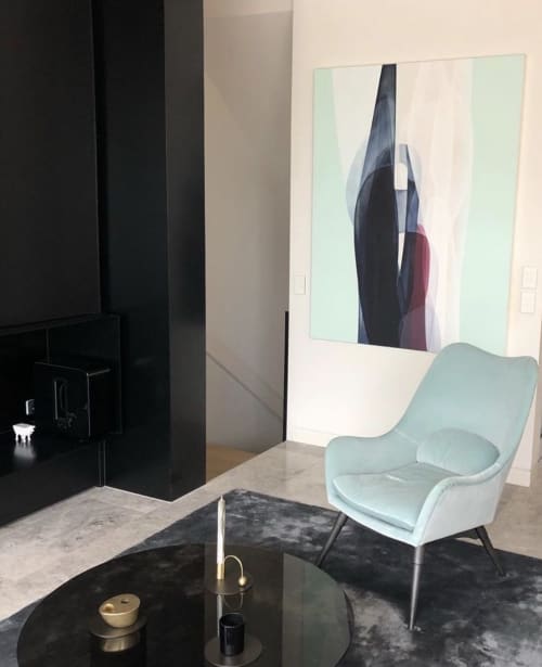 Light Space Linear Momentum | Oil And Acrylic Painting in Paintings by Agneta Ekholm