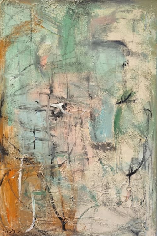 "Connected to Earth" | Oil And Acrylic Painting in Paintings by Shirly Maimom Art. Item made of canvas & synthetic compatible with contemporary and art deco style
