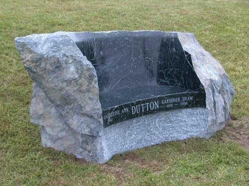 Dutton Memorial | Public Sculptures by Jim Sardonis | Nantucket in Nantucket. Item composed of marble
