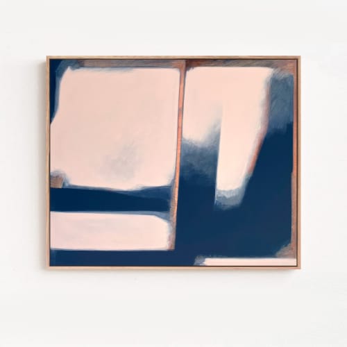 'A Gentle Distraction' Painting by Sarah Kelk - SOLD | Oil And Acrylic Painting in Paintings by Sarah Kelk. Item made of wood with synthetic