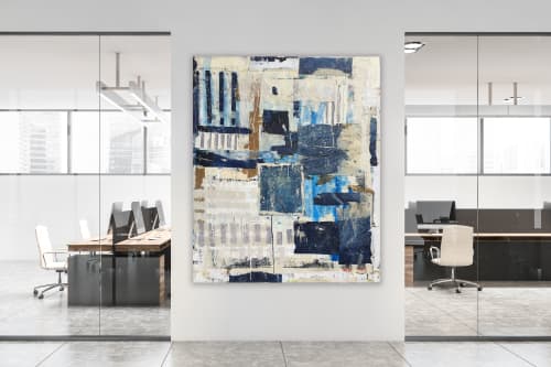 This Quiet Dust | Mixed Media by Adam Collier Noel. Item made of canvas with synthetic