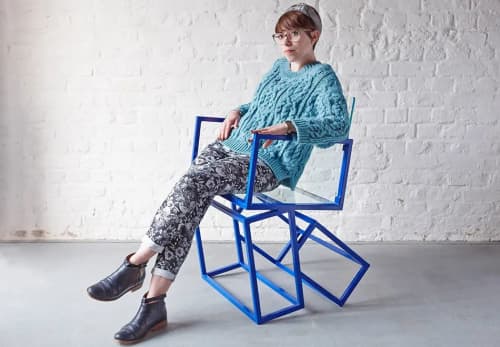 Monolith Chair | Accent Chair in Chairs by Duffy Londonf. Item made of metal compatible with modern style