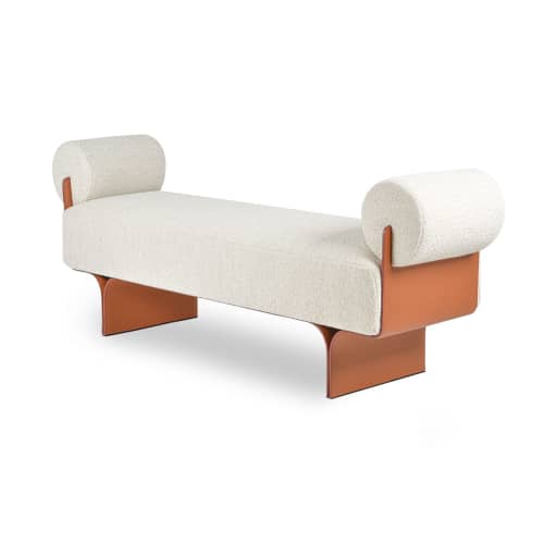 PIERRE Bench | Benches & Ottomans by PAULO ANTUNES FURNITURE. Item composed of leather and fiber
