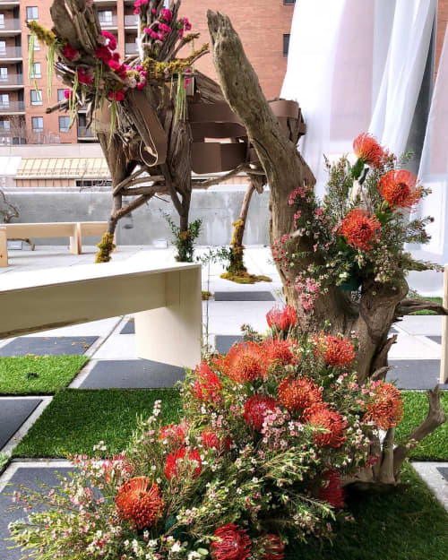 Flower Arrangements by Roam Flora at Ottawa Art Gallery, Ottawa