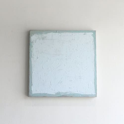 Turchese IV | Mixed Media by Kim Fonder. Item composed of canvas
