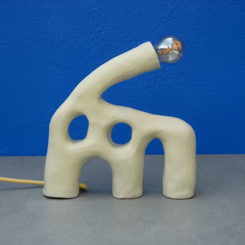 Elephant Lamp | Table Lamp in Lamps by niho Ceramics. Item made of ceramic works with modern style