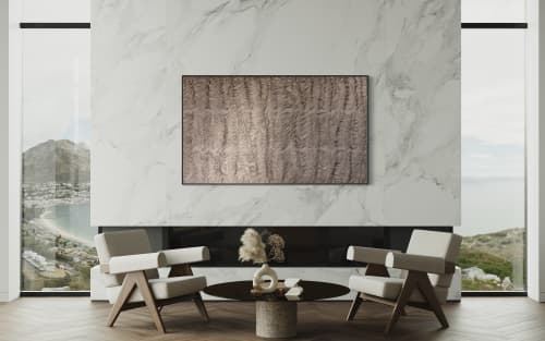 Everflowing | Tapestry in Wall Hangings by Saskia Saunders | Gauthier Soho in London. Item composed of canvas and paper in minimalism or contemporary style