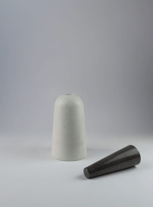 Incontri Fondativi - 5 | Vessels & Containers by gumdesign. Item made of marble works with contemporary style