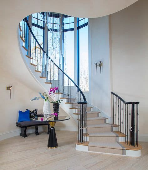 Villa Plaster Foyer | Wall Treatments by Nicolette Atelier. Item made of cement compatible with contemporary and modern style