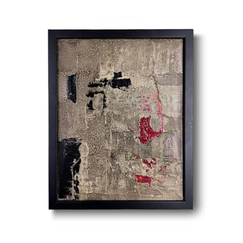 Basalt No. 3 - Original mixed-media abstract | Mixed Media in Paintings by J. Kent Martin
