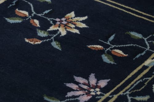 Rug & Kilim’s Chinese Art Deco Rug, Bright Floral Patterns | Area Rug in Rugs by Rug and Kilim
