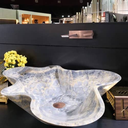 Marble Sink | Water Fixtures by Kreoo | Dome Entertainment Pvt. Ltd. in Mumbai. Item made of marble