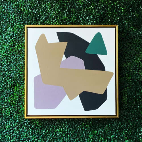 AMELIA №1 | Oil And Acrylic Painting in Paintings by Leslie Phelan Mural Art + Design. Item made of canvas
