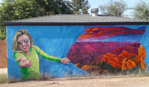 Grand Canyon Reveal | Street Murals by Lucretia Torva. Item composed of synthetic