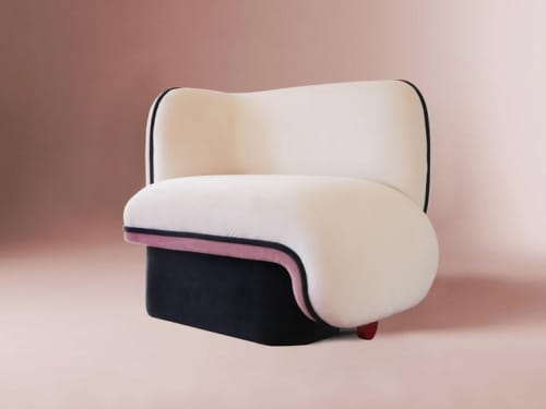 Elefante armchair | Chairs by Dovain Studio. Item made of wood & fabric compatible with contemporary style