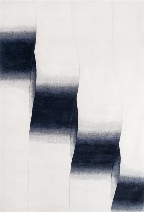 Rug Emozioni designed by Armando Milani | Rugs by Atelier Tapis Rouge. Item composed of wool compatible with minimalism and contemporary style