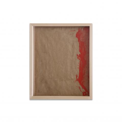 Etnografica Rosso II | Mixed Media by Kim Fonder. Item made of paper