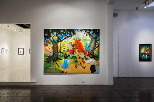 The Big Dream series print on canvas | Prints by Victor Castillo | Los Angeles in Los Angeles. Item composed of canvas