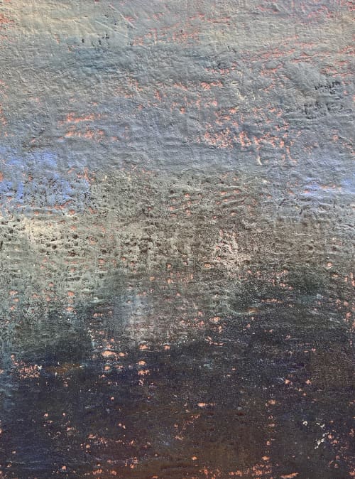 'Fog' | Paintings by Christina Twomey Art + Design. Item made of canvas compatible with minimalism and contemporary style