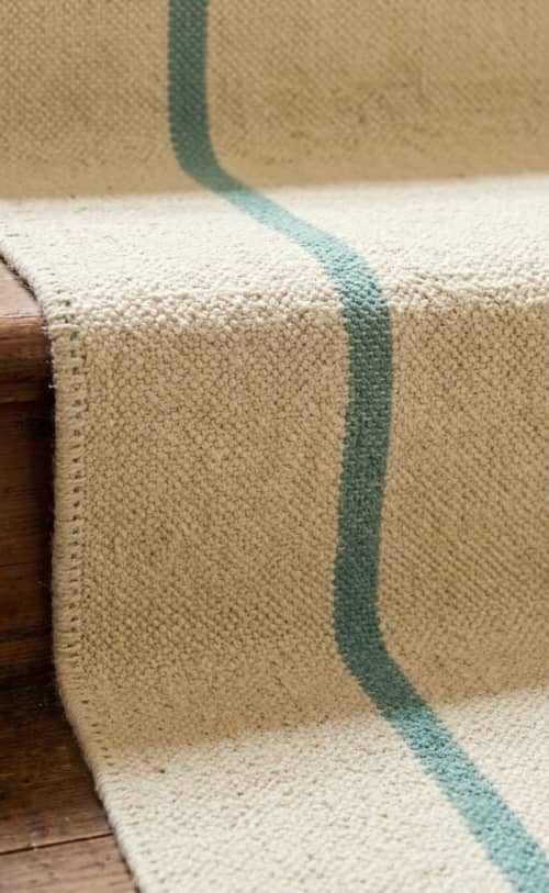 Handwoven Woolen Runner Rug | Rugs by Evergreen Carpets. Item made of wool compatible with boho and minimalism style