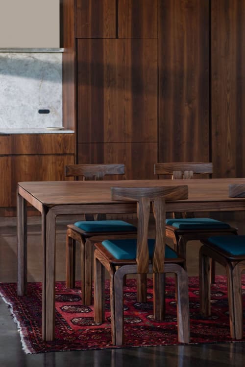 MP Chairs | Dining Chair in Chairs by Leaf Furniture. Item composed of wool and leather