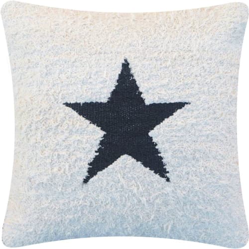 Star Cushion Cover (SET OF 2) | Pillows by MEEM RUGS. Item composed of cotton and metal in boho style