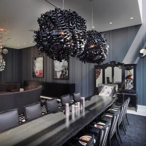 Black Chandelier | Chandeliers by Rachel Fitzpatrick