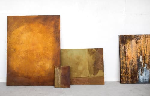 Rust collection | Wall Sculpture in Wall Hangings by Linski Design - Concrete. Art. Microtopping. Art-topping.. Item composed of metal