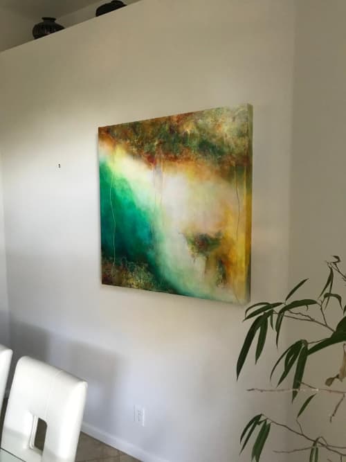 I'm on cloud nine | Mixed Media by Lifrancis Rojas. Item made of canvas with synthetic