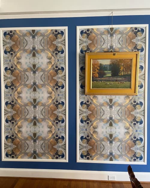 versailles wallpaper | Wall Treatments by Amanda M Moody. Item composed of paper compatible with contemporary and eclectic & maximalism style