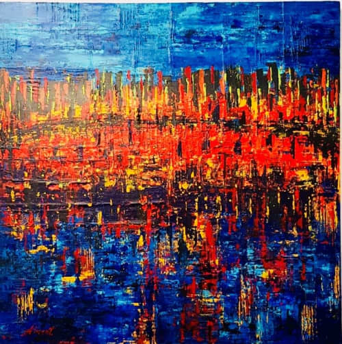 City Harbour | Paintings by Alicent Art