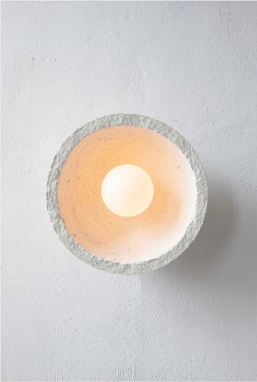 MushLume Hemi Sconce - Medium | Sconces by MushLume Lighting. Item compatible with contemporary style