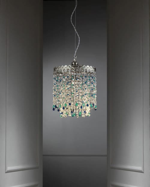 hd020 | Chandeliers by Gallo. Item made of metal & glass