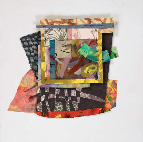Promised Comfort - one-of-a-kind dimensional collage | Mixed Media by Ellen Schiffman