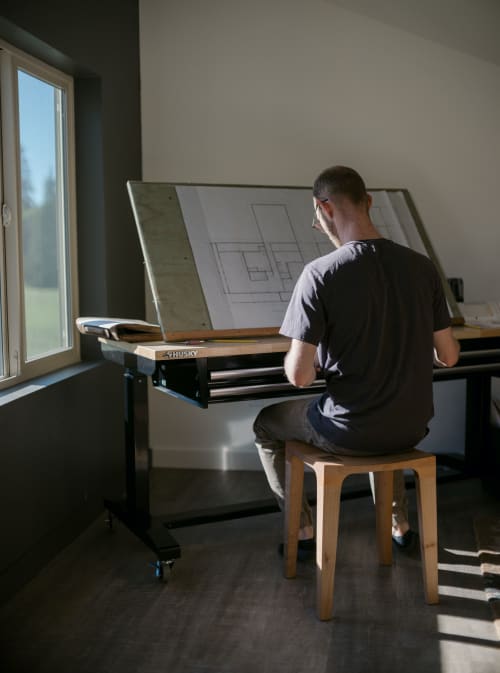 Edson Sitting Stool | Chairs by Dredge Design