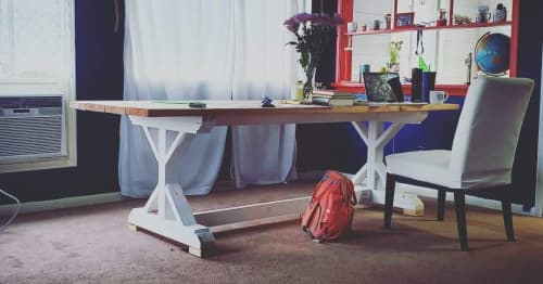 Family Farmhouse Dining Table | Tables by Howard Family Designs. Item made of wood