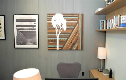 Eucalyptus Painting | Oil And Acrylic Painting in Paintings by Christopher Original | Nike World Headquarters in Beaverton. Item composed of wood and synthetic