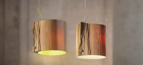 Wise One Pendant Light | Pendants by Marie Burgos Design and Collection. Item composed of brass and ceramic