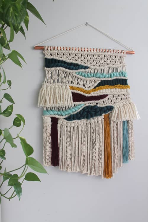 'Landscape' Macrame Woven Wall Hanging by Taylor Salisbury (Urban