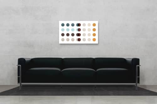 Abstract Print 'Rain' | Prints by Scott Woodward Meyers Art. Item composed of paper compatible with minimalism and mid century modern style